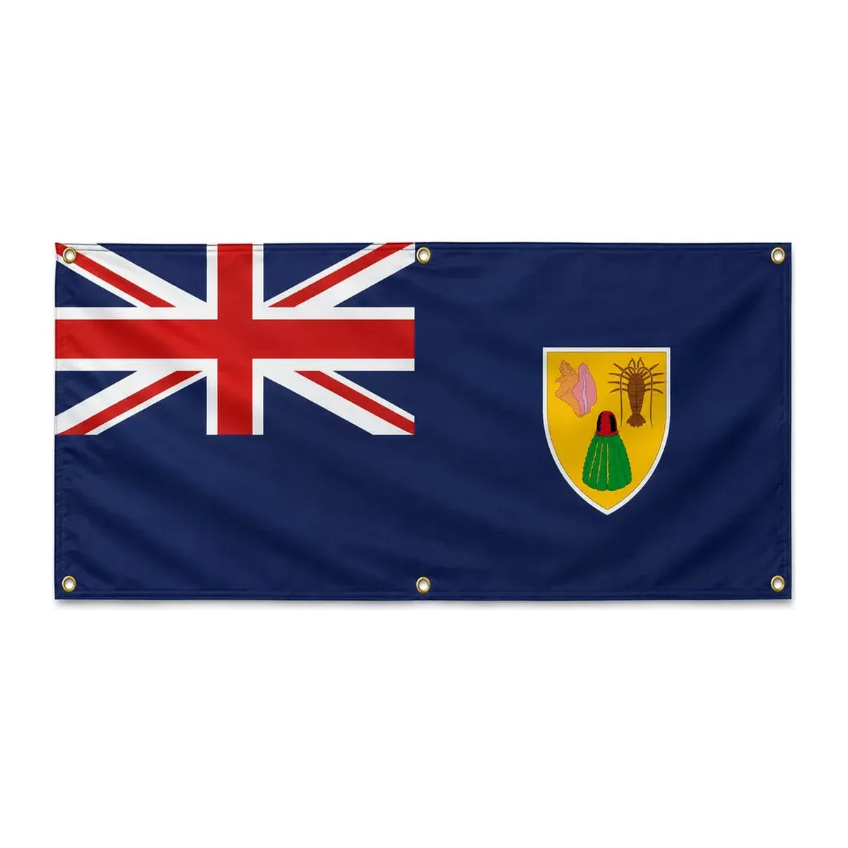 Drapeau îles turques-et-caïques polyester résistant