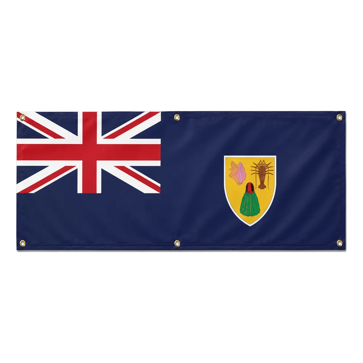 Drapeau îles turques-et-caïques polyester résistant