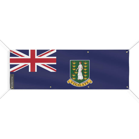 Drapeau des îles Vierges britanniques 8 Oeillets en plusieurs tailles - Pixelforma 