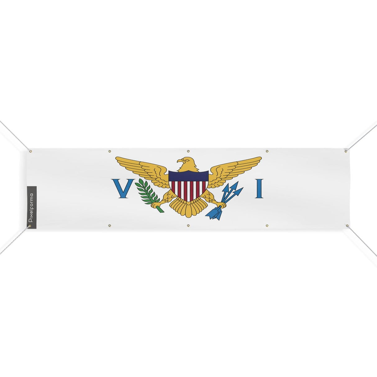 United States Virgin Islands Flag 10 Grommets in Multiple Sizes