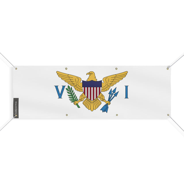 Drapeau des Îles Vierges des États-Unis 8 Oeillets en plusieurs tailles - Pixelforma 