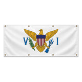 Drapeau îles vierges us polyester résistant aux intempéries
