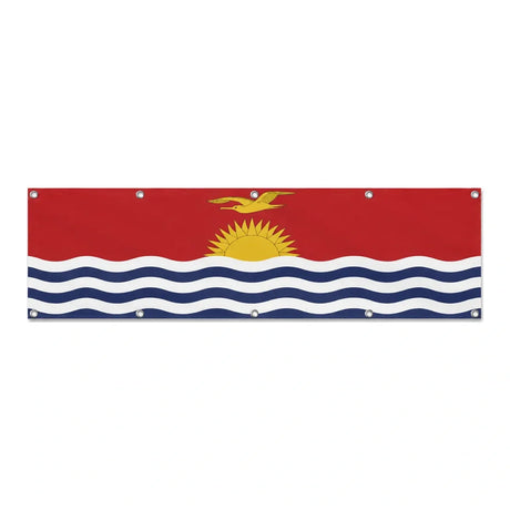 Drapeau des Kiribati grand format XL en polyester avec dix œillets
