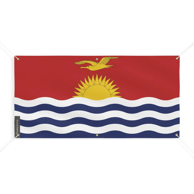 Drapeau des kiribati 6 oeillets en plusieurs tailles (m) - pixelforma