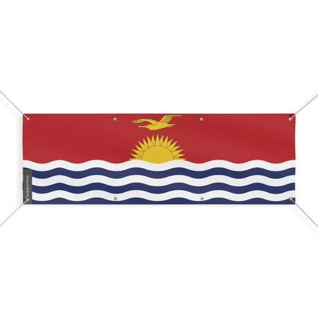 Drapeau des Kiribati 8 Oeillets en Plusieurs Tailles (L) - Pixelforma 