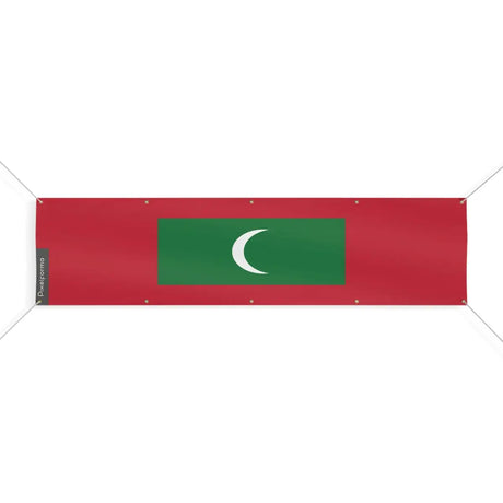 Drapeau des Maldives 10 Oeillets en Plusieurs Tailles (XL) - Pixelforma 