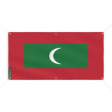 Drapeau des Maldives 6 Oeillets en plusieurs tailles - Pixelforma 