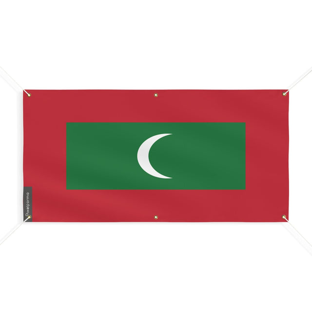 Drapeau des Maldives 6 Oeillets en plusieurs tailles - Pixelforma 