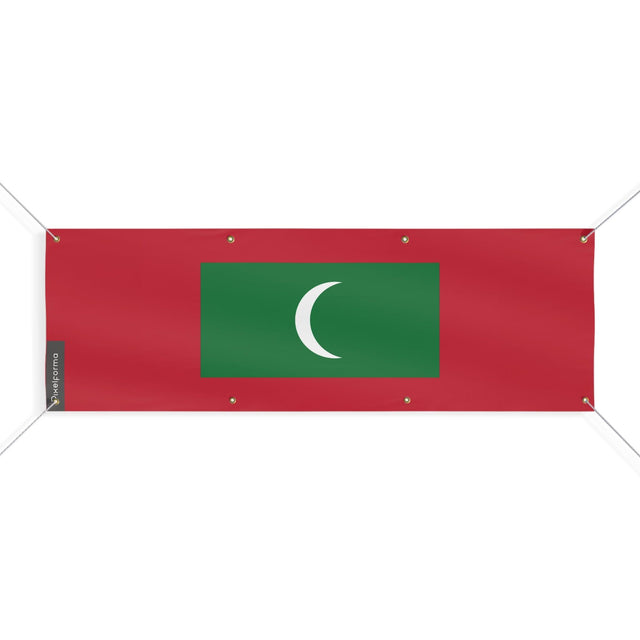 Drapeau des Maldives 8 Oeillets en plusieurs tailles - Pixelforma 