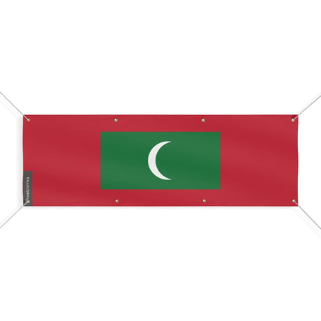 Drapeau des Maldives 8 Oeillets en plusieurs tailles - Pixelforma