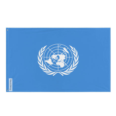 Drapeau des Nations unies en plusieurs tailles 100 % polyester Imprimer avec Double ourlet - Pixelforma