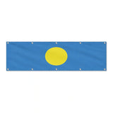 Drapeau des Palaos grand format XL en polyester avec dix œillets