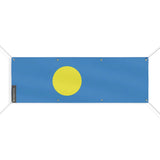 Drapeau des palaos 8 oeillets en plusieurs tailles (l) - pixelforma