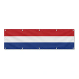 Drapeau des Pays-Bas grand format XL en polyester avec dix œillets
