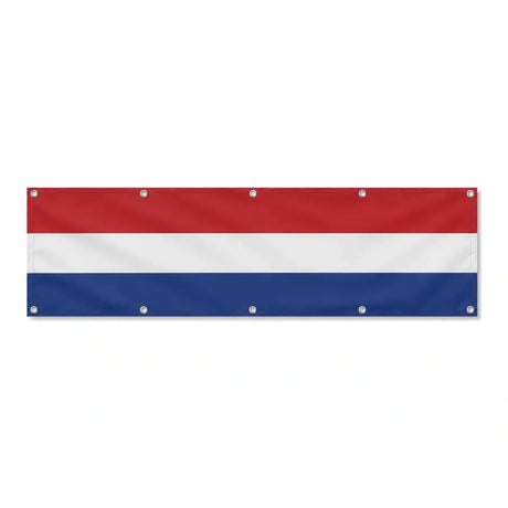 Drapeau des Pays-Bas grand format XL en polyester avec dix œillets
