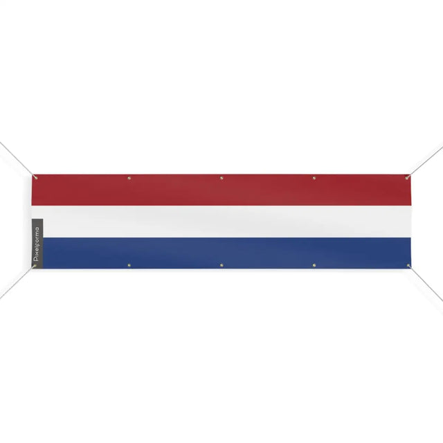 Drapeau des Pays-Bas 10 Oeillets en Plusieurs Tailles (XL) - Pixelforma 