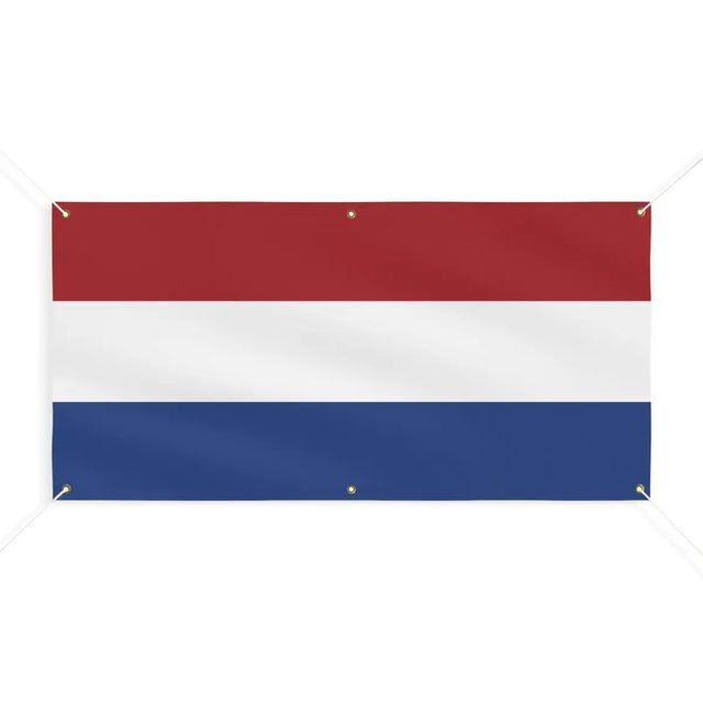 Drapeau des Pays-Bas 6 Oeillets en Plusieurs Tailles (M) - Pixelforma 