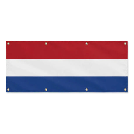 Drapeau pays-bas polyester résistant avec œillets robustes