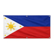 Drapeau philippines en polyester résistant aux intempéries