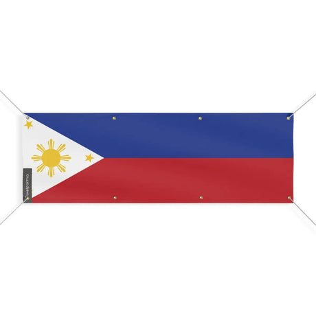 Drapeau des Philippines 8 Oeillets en Plusieurs Tailles (L) - Pixelforma 