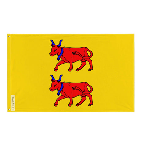 Drapeau des Pyrénées-Atlantiques à l'Est en plusieurs tailles 100 % polyester Imprimer avec Double ourlet - Pixelforma 