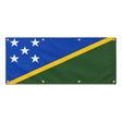Grand drapeau salomon polyester résistant aux intempéries