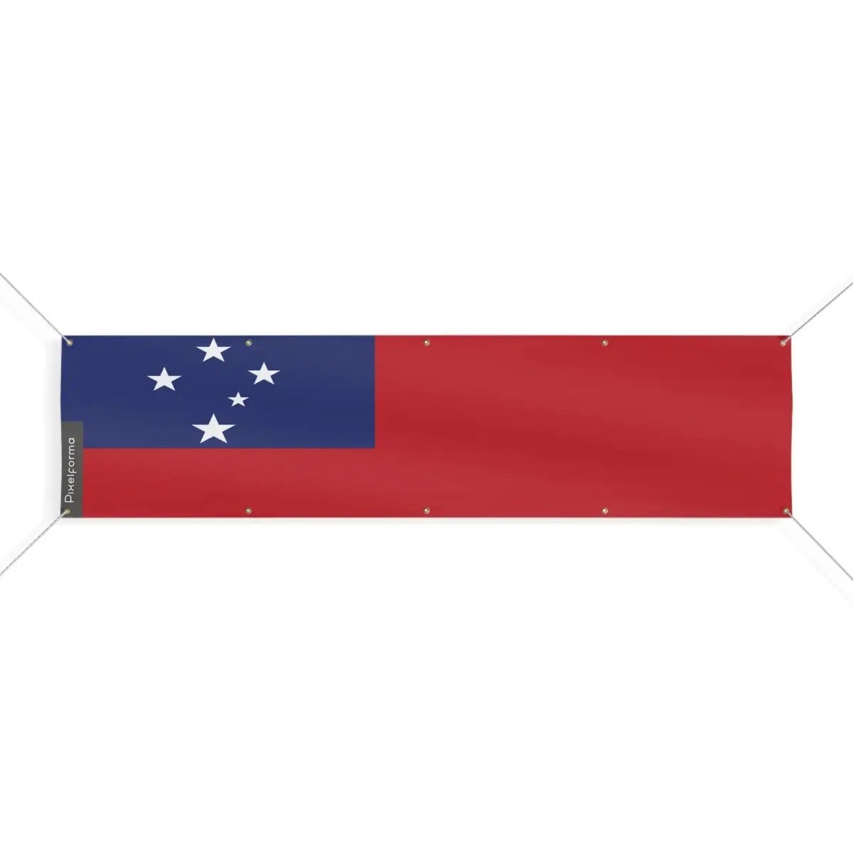 Drapeau des Samoa 10 Oeillets en Plusieurs Tailles (XL) - Pixelforma 