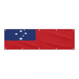 Drapeau des Samoa grand format XL en polyester avec dix œillets