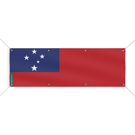 Drapeau des Samoa 8 Oeillets en plusieurs tailles - Pixelforma