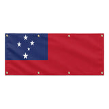 Drapeau samoa polyester résistant avec œillets renforcés