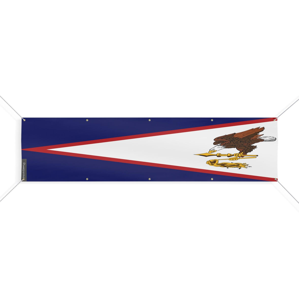 Drapeau des Samoa américaines 10 Oeillets en plusieurs tailles - Pixelforma 