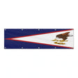 Drapeau des Samoa américaines grand format XL en polyester avec dix œillets