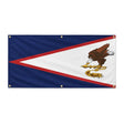 Drapeau samoa américaines polyester résistant 6 œillets