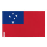 Drapeau des Samoa en plusieurs tailles 100 % polyester Imprimer avec Double ourlet - Pixelforma 