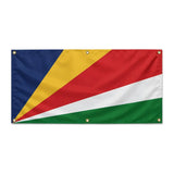 Drapeau seychelles polyester résistant aux intempéries