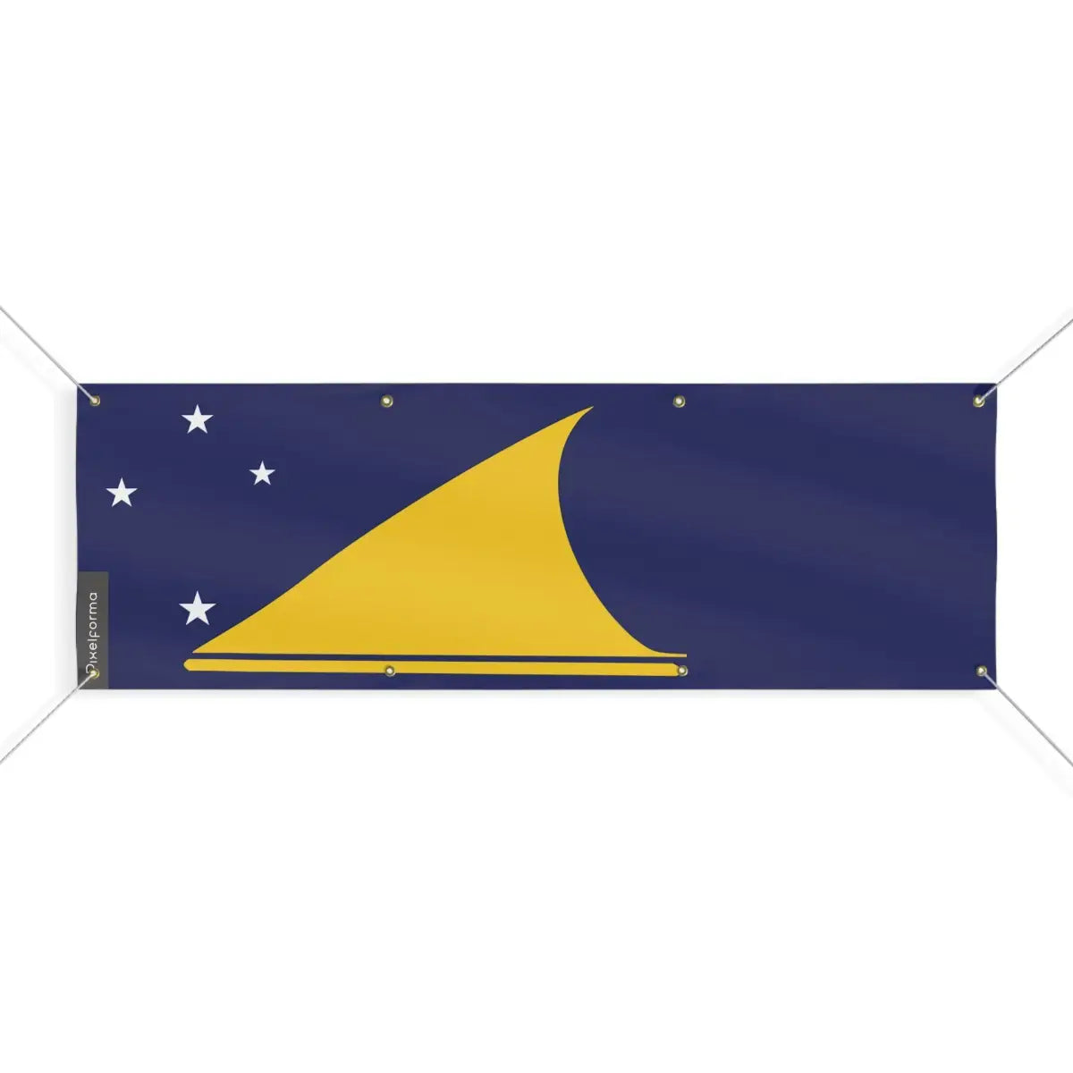 Drapeau des Tokelau 8 Oeillets en Plusieurs Tailles (L) - Pixelforma 