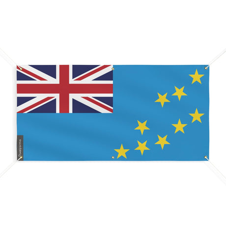 Drapeau des Tuvalu 6 Oeillets en plusieurs tailles - Pixelforma 