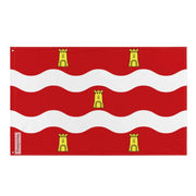 Drapeau deux-sèvres polyester résistant œillets à gauche