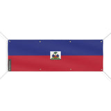 Drapeau d'Haïti 8 Oeillets en Plusieurs Tailles (L) - Pixelforma 