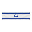 Drapeau d'Israël grand format XL en polyester avec dix œillets
