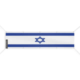 Drapeau d'Israël 10 Oeillets en Plusieurs Tailles (XL) - Pixelforma 