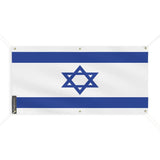 Drapeau d'Israël 6 Oeillets en Plusieurs Tailles (M) - Pixelforma 