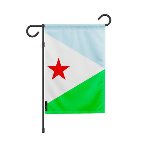 Drapeau djibouti jardin polyester excellente durabilité