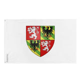Drapeau dorval polyester résistant avec œillets à gauche