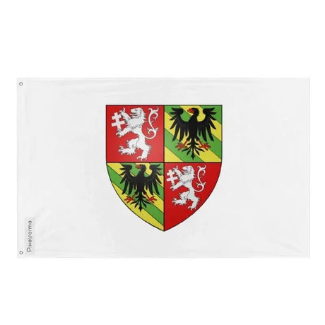 Drapeau dorval polyester résistant avec œillets à gauche