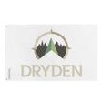Drapeau dryden polyester œillets à gauche usage décoration