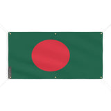 Drapeau du Bangladesh 6 Oeillets en Plusieurs Tailles (M) - Pixelforma 