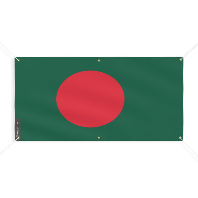 Drapeau du Bangladesh 6 Oeillets en plusieurs tailles - Pixelforma