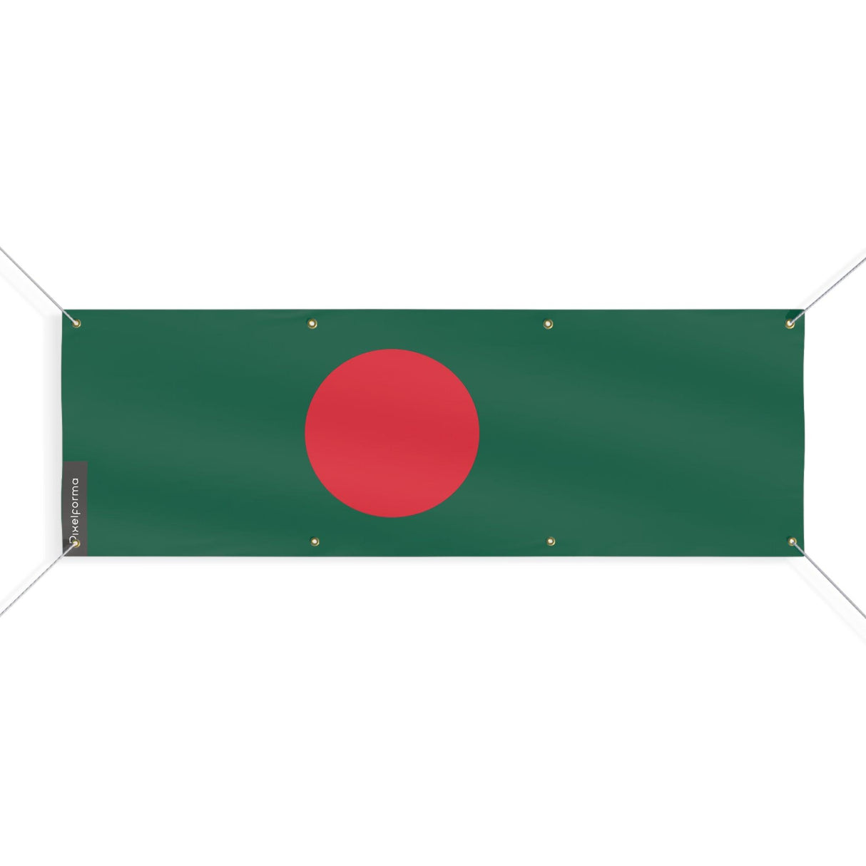 Drapeau du Bangladesh 8 Oeillets en plusieurs tailles - Pixelforma 