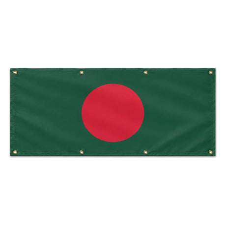 Drapeau bangladesh polyester résistant avec 8 œillets